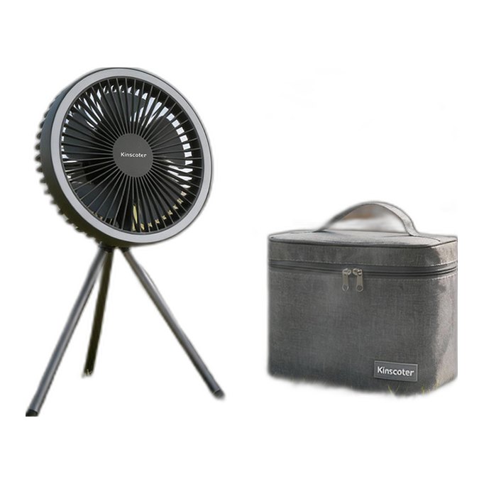 10000mAh 4000mAh Camping Fan Rechargeable Desktop Portable Circulator Wireless Ceiling Electric Fan with Power Bank LED Lighting
