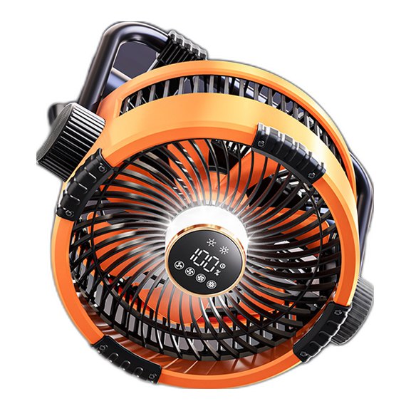 20000mAh Outdoor Camping Fan 6 in 1 Portable Rechargeable Wireless Tent Ceiling Fan with LED Light Camping Air Circulator