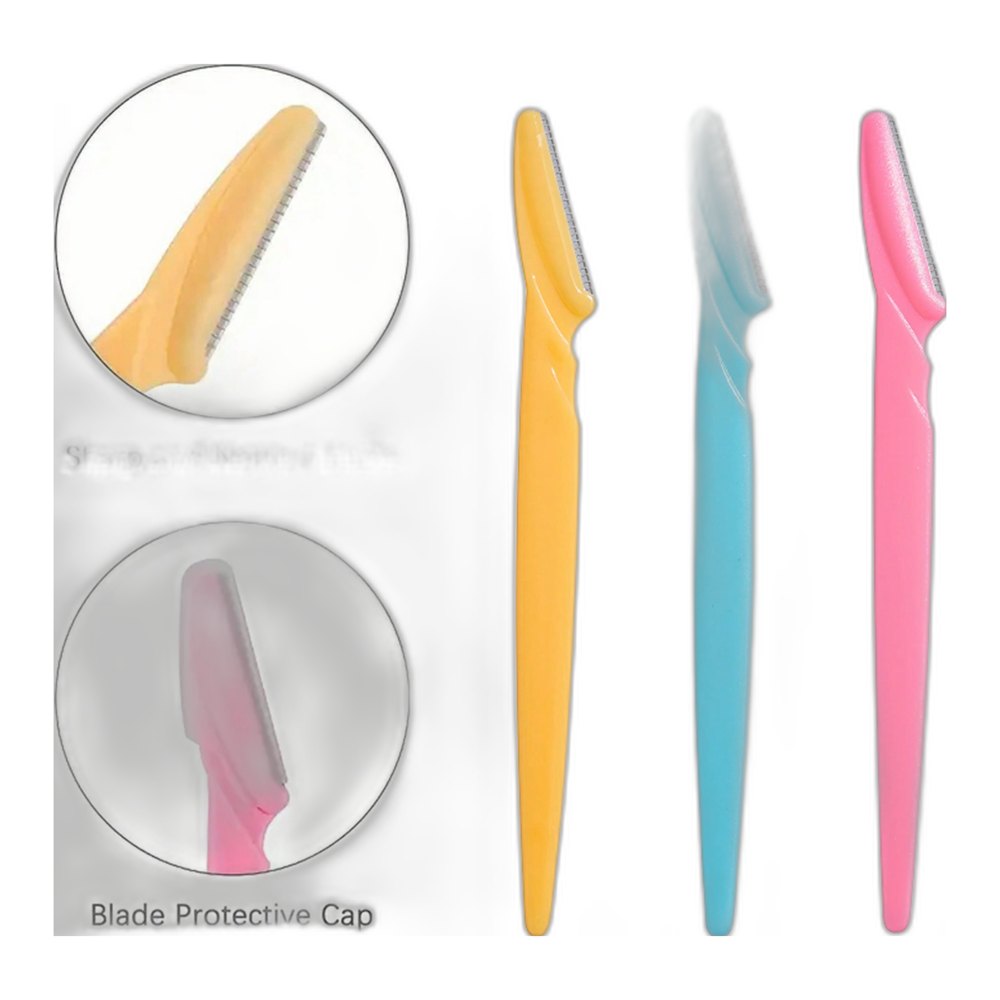 5/10/30 Pieces Set Of Eyebrow Trimmer, Eyebrow Trimmer, Long Handle Trimmer, Eyebrow Trimmer, Beauty Tool, Used For Shaping And Trimming Eyebrows, Exfoliating And Exfoliating Tools, Razors, Precision Exfoliating Tool Eyebrow Trimmer, Facial And Neck